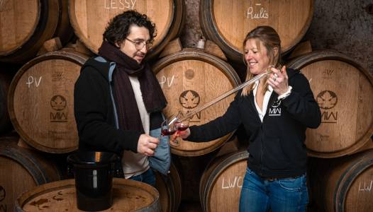 Le vin bio local du Domaine Maujard-Weinsberg s’invite à l’épicerie !