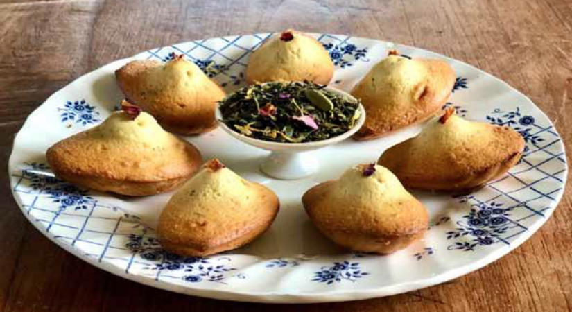 Madeleines au thé Noël à Istanbul (Vanille - Rose - Cardamome)